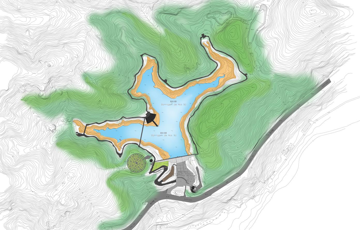 澳门黑沙水库郊野公园景观 东广设计出品